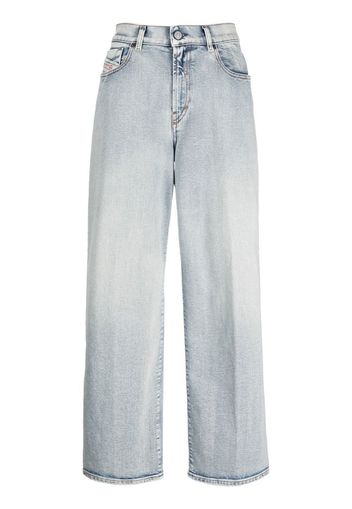 Diesel cropped wide-leg jeans - Blau