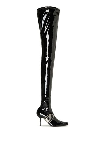 Diesel D-Eclipse knee-high boots - Schwarz