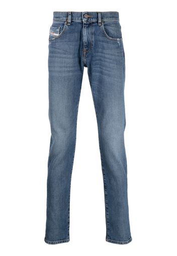 Diesel Skinny-Jeans mit Logo-Patch - Blau