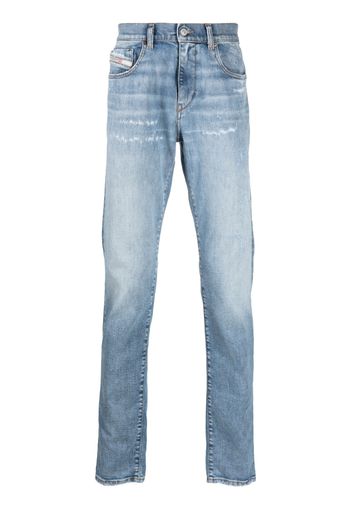 Diesel light-wash straight-leg jeans - Blau