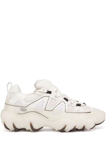 Diesel Low-top sneakers with rubber overlay - Weiß