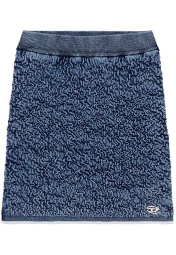 Diesel M-Dia mini fitted skirt - Blau