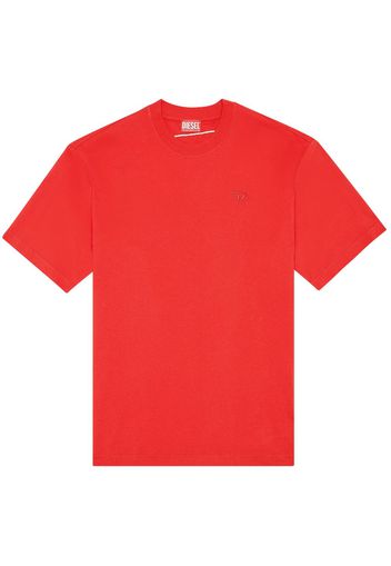 Diesel Oval D logo-embroidered T-shirt - Rot