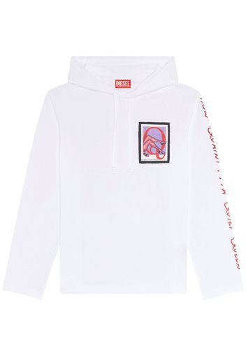 Diesel x Pride Capsule cotton hoodie - Weiß