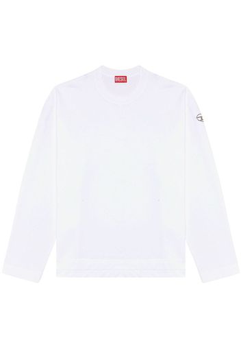 Diesel Oval-D oversized sweatshirt - Weiß