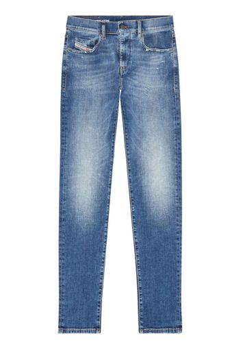 Diesel 2019 D-Strukt mid-rise slim-fit jeans - Blau