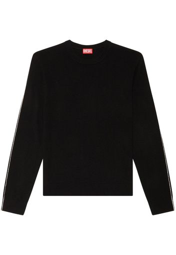 Diesel K-Vromo knitted jumper - Schwarz