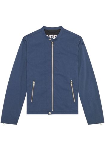 Diesel Bikerjacke mit Reißverschluss - Blau