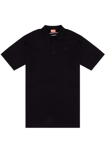 Diesel Oval D organic cotton polo shirt - Schwarz