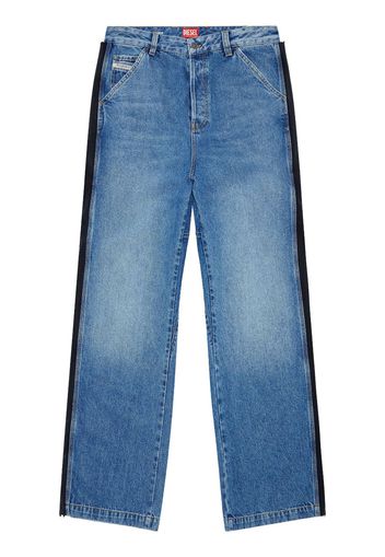 Diesel D-Livery mid-rise drop-crotch jeans - Blau