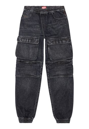 Diesel D-Mirt 0hlaa cargo jeans - Grau