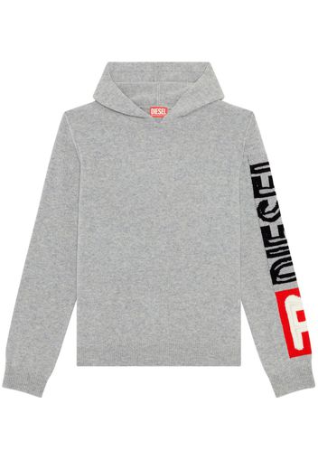 Diesel K-Telendo wool hoodie - Grau