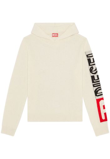 Diesel K-Telendo wool hoodie - Nude