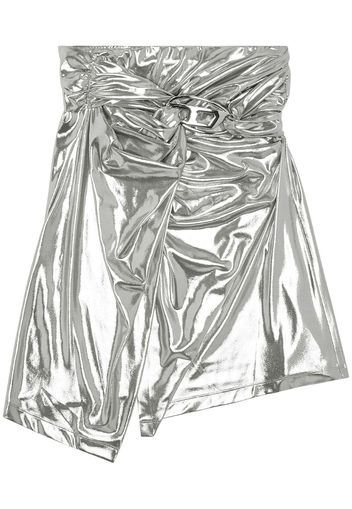 Diesel O-Melt draped midi skirt - Silber