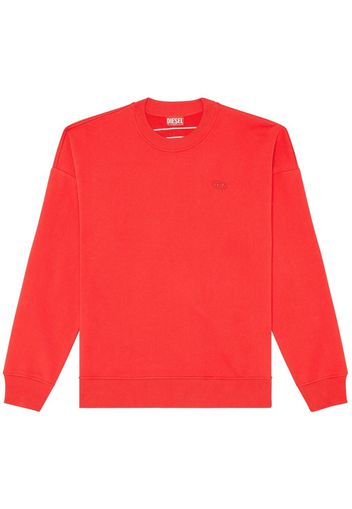 Diesel Oval-D cotton sweatshirt - Rot