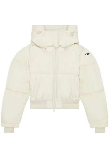 Diesel W-Pety cropped puffer jacket - Nude