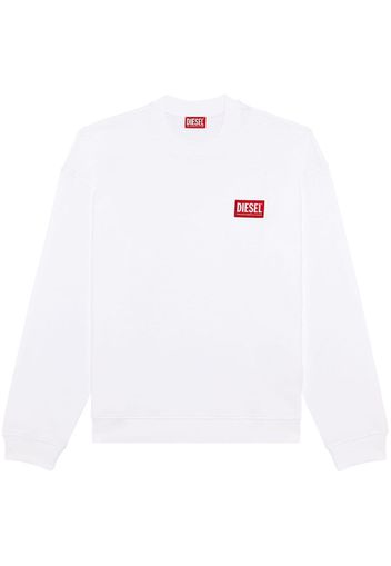 Diesel Sweatshirt mit Logo-Print - Weiß