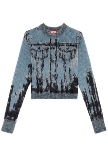 Diesel M-Symi round-neck jumper - Blau