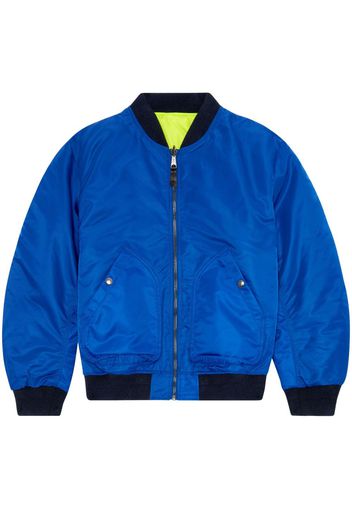 Diesel zip-up bomber jacket - Blau