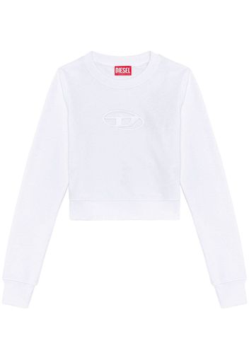 Diesel F-Slimmy-Od cropped sweatshirt - Weiß