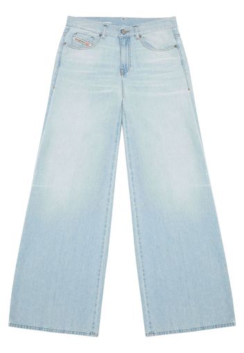 Diesel 1978 D-Akemi low-rise flared jeans - Blau