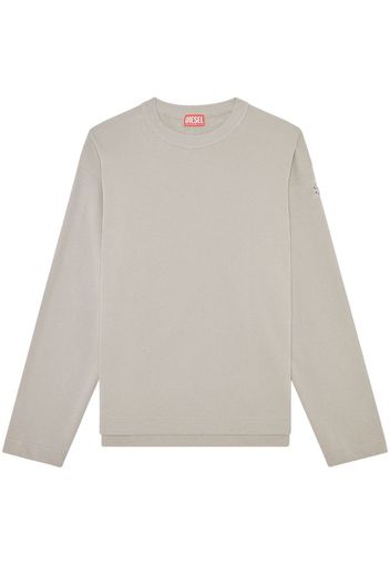 Diesel Oval-D oversized sweatshirt - Grau