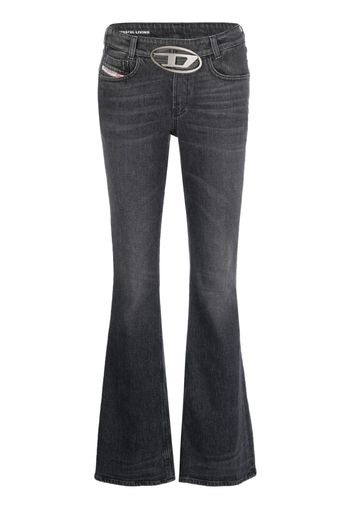 Diesel D-Ebbey low-rise bootcut jeans - Schwarz