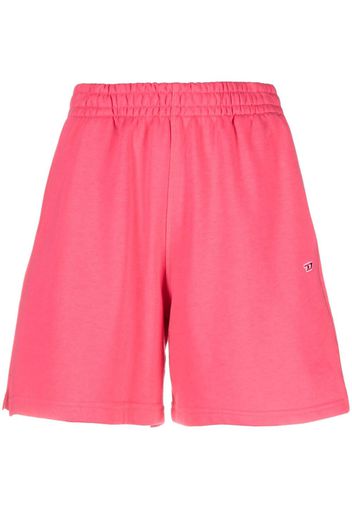 Diesel P-Jar-D logo-embroidered track shorts - Rosa