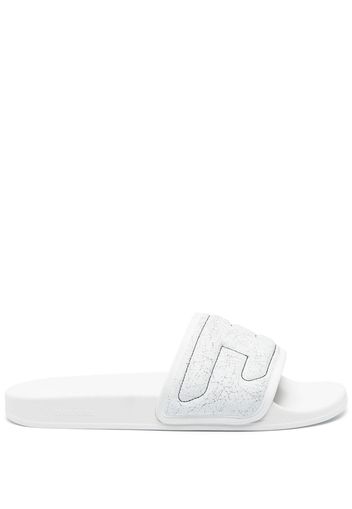 Diesel Mayemi embroidered-logo slides - Weiß