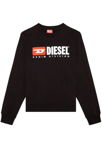 Diesel Sweatshirt mit Logo-Print - Schwarz