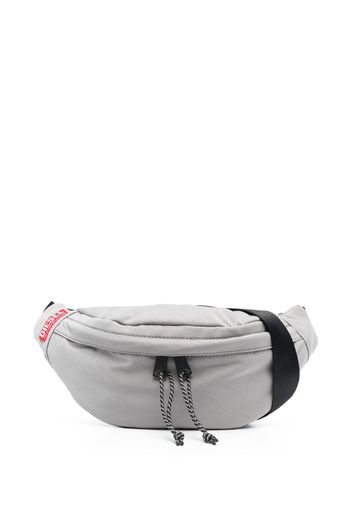 Diesel Rave logo-patch belt bag - Grau