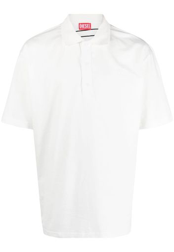 Diesel Oval D organic cotton polo shirt - Weiß