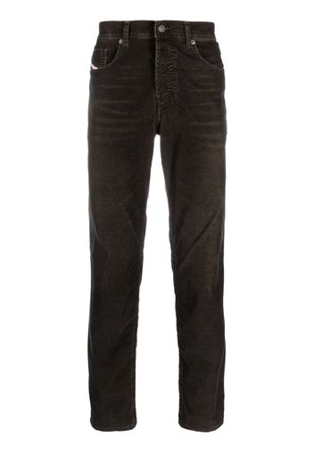 Diesel D-Finitive corduroy tapered jeans - Schwarz