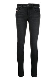 Diesel 2017 Slandy Skinny-Jeans - Schwarz