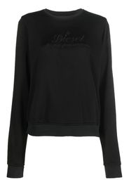 Diesel Sweatshirt mit rundem Ausschnitt - Schwarz