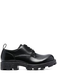Diesel patent leather Oxford shoes - Schwarz