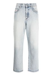 Diesel cropped straight-leg jeans - Blau