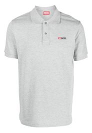 Diesel Poloshirt mit Logo-Print - Grau