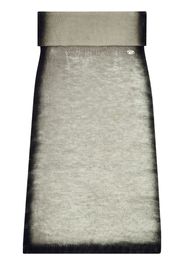 Diesel M-Arilou-A wool maxi skirt - Grau