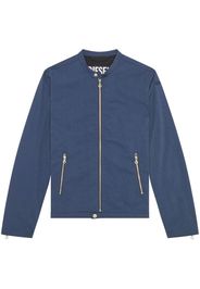 Diesel Bikerjacke mit Reißverschluss - Blau