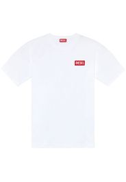 Diesel T-Shirt mit Logo-Print - Weiß