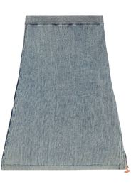 Diesel elasticated-waistband ribbed midi skirt - Blau