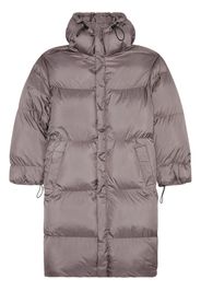 Diesel W-Takry raised-logo puffer coat - Grau