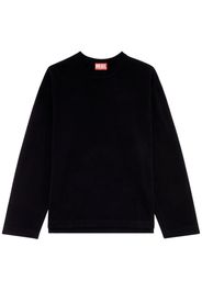 Diesel Oval-D oversized sweatshirt - Schwarz