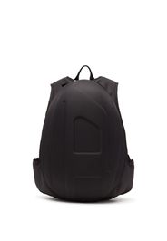 Diesel embossed-logo hard shell backpack - Schwarz