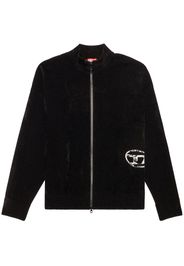 Diesel K-Triajack knitted jacket - Schwarz