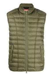 Diesel W-Hawkyl-Sl padded gilet - Grün