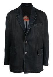 Diesel Klassische Jeans-Hemdjacke - Schwarz