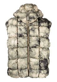 Diesel W-Ralle-Sl hooded padded gilet - Grün