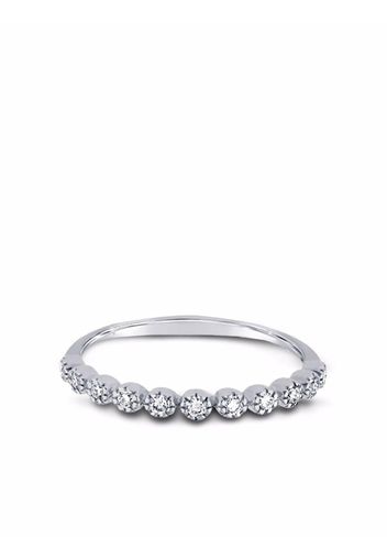 Dinny Hall 18kt Forget Me Not Weißgoldring mit Diamanten - Silber